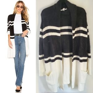 Bcbgeneration color block long cardigan